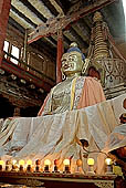 Ladakh - Hemis gompa, statues of the dukhang